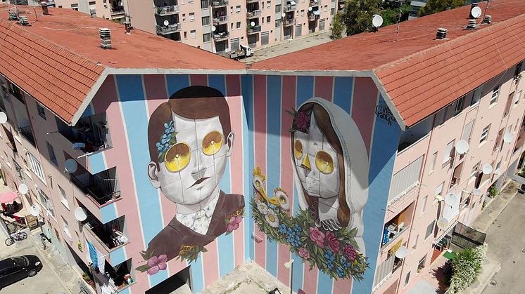 Pixel Pancho ’Coesione’, Montesilvano, Italia, 2018