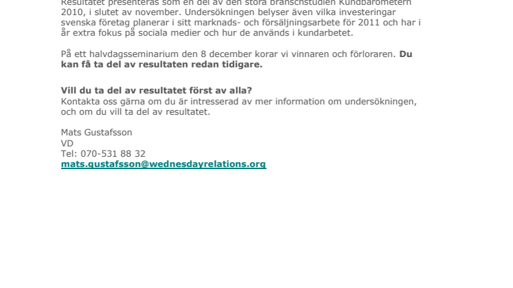 Vem är bäst i Sverige på att ta hand om sina kunder? 