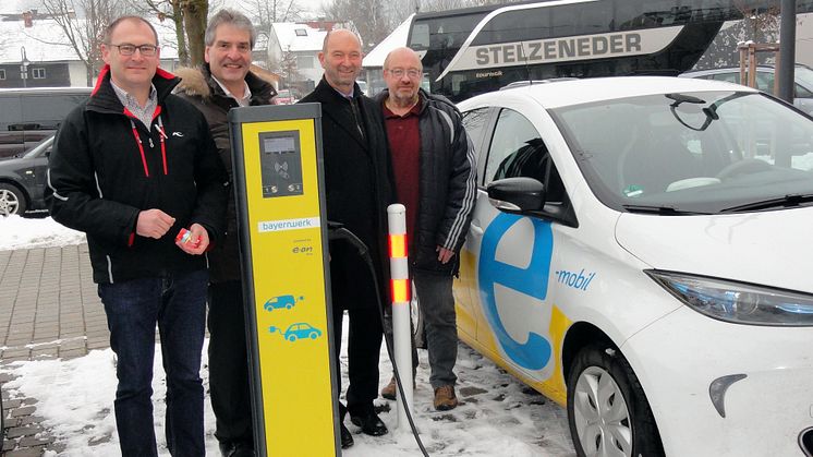 Neue Stromtankstelle in Markt Arnstorf