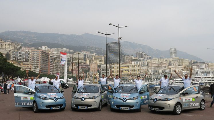 Renault ZOE vinner 6:e ZENN Monte Carlo Rallyt