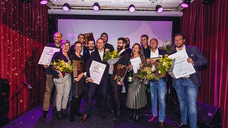 Alla vinnare 2017, Årets Butik, Årets Butik Service & Tjänster, Årets Ledstjärna, Årets Servicestjärna, Årets Café och Årets Restaurang.