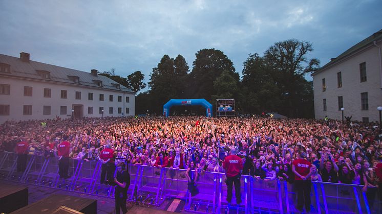 Så här såg det ut förra gången Rix FM Festival var i Linköping på stadsfesten 2018. Foto: Visit Linköping