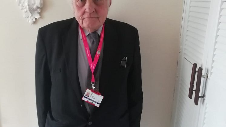Bob Bryce is thought to be the UK's oldest apprentice