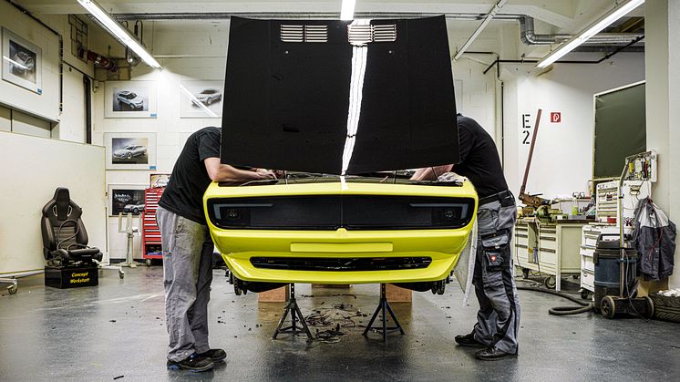 Opel Manta GSe ElektroMOD - skabt af Opel-medarbejderes passion til Opels fortid og fremtid