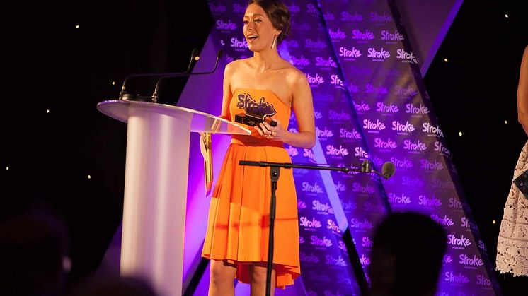 Annabel Jones at the Life After Stroke Awards
