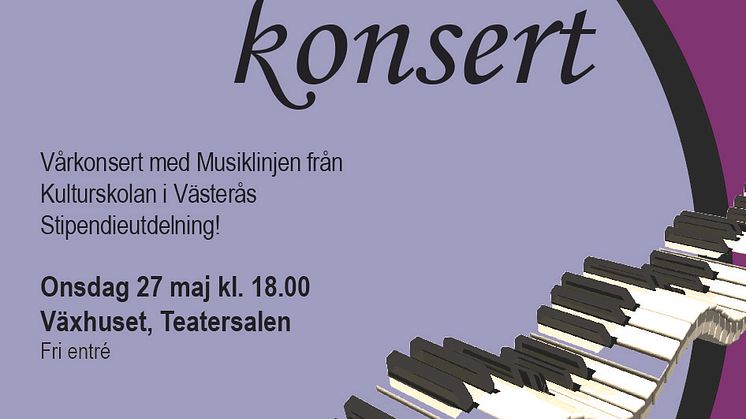 Stipendier till forna elever vid Västerås Kulturskola, Västerås stad