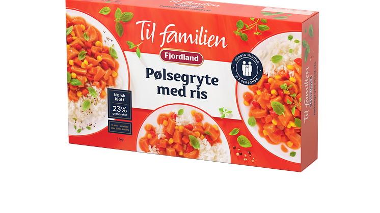 Fjordland Til Familien Polsegryte Med Ris