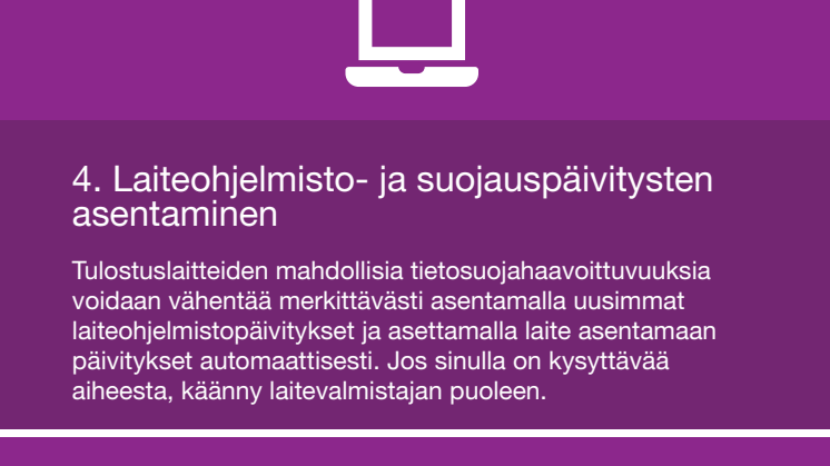 Blogikirjoitus Brotherilta: 7 askelta tulostusturvallisuuteen