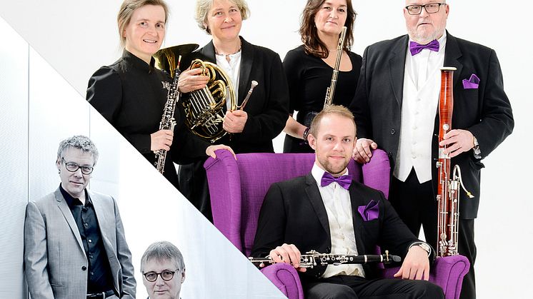 Affisch - Trio X och Nordiska Blåsarkvintetten