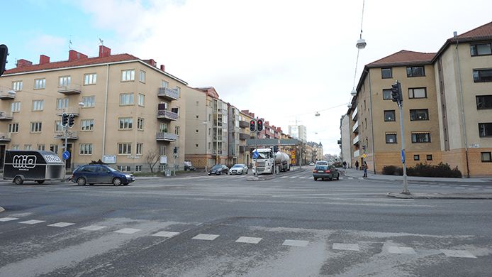 VA-arbete i korsningen Rudbecksgatan-Trädgårdsgatan i Örebro
