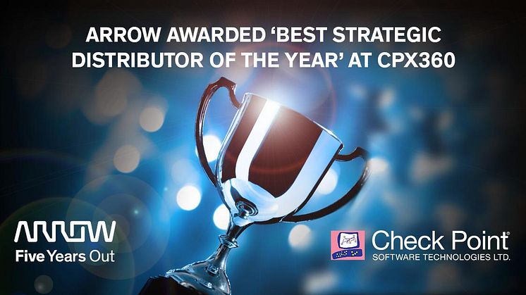 Arrow utsedd till Best Strategic Distributor of the Year på CPX360