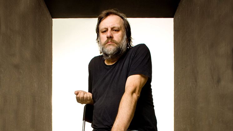 Slavoj Žižek gästar Författarscenen på Malmö stadsbibliotek 22 januari. Foto: Borut Peterlin 