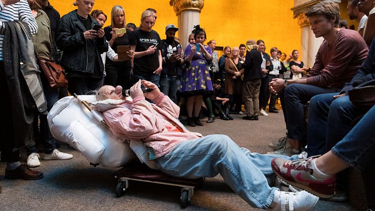 Tori Wrånes mottok stipend fra Oslo kommune for 2017 Foto: Nasjonalmuseet, fra Wrånes’ utstilling «Hot Pocket». 