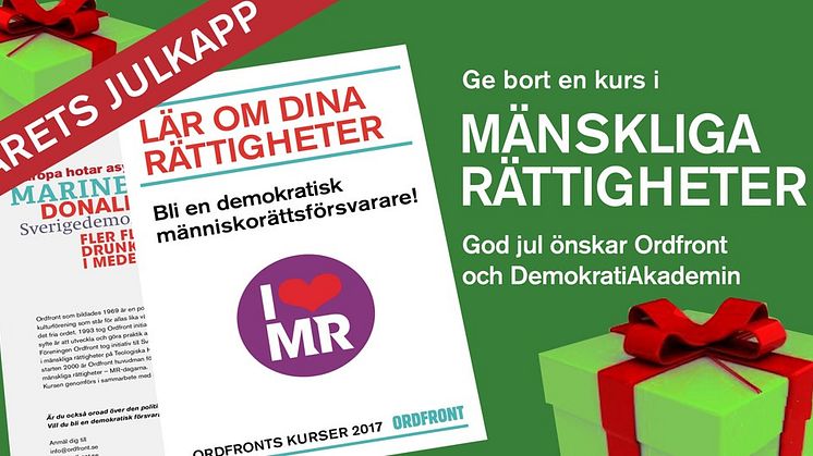 Nystart för kurs i mänskliga rättigheter