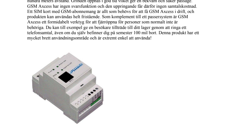 Fjärröppna dörren från din telefon