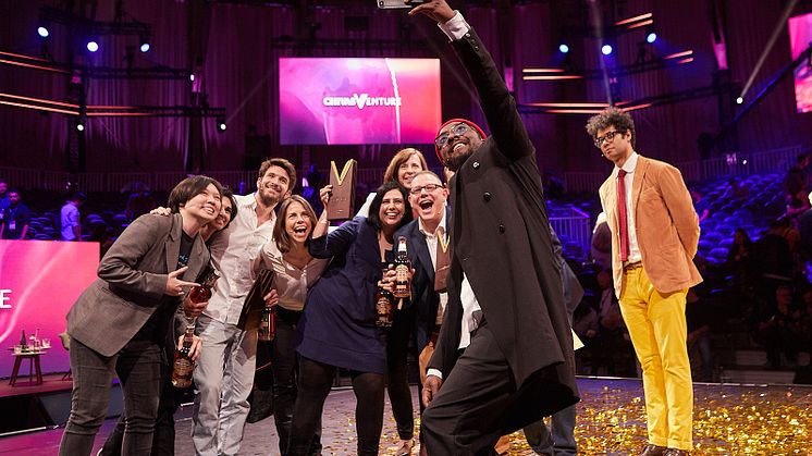 Große Freude beim Finale von Chivas Venture 2018