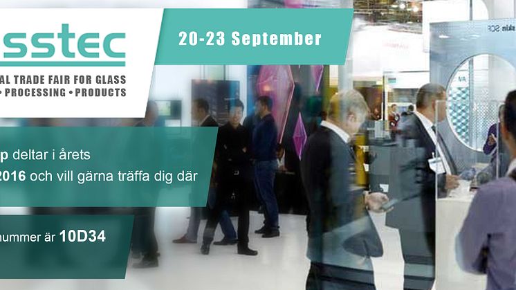 NSG Group ställer ut på Glasstec 2016 i Düsseldorf