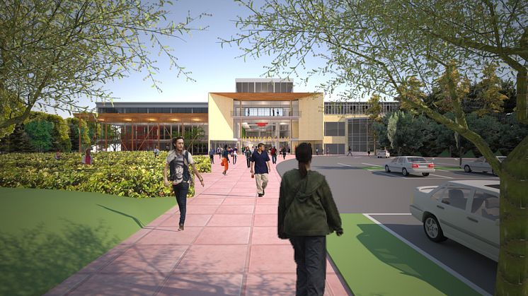 Skiss 3: förslag framtida Universum, Umeå universitet
