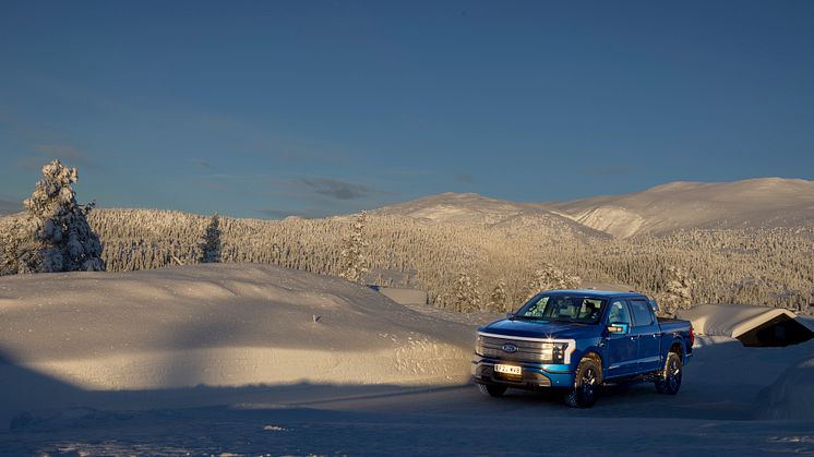 Ford F-150 Lightning Norge vinter 2023
