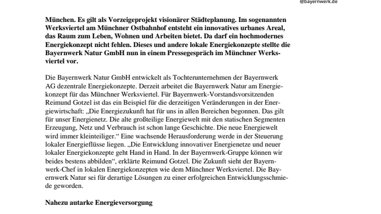 Die Zukunft gehört lokalen Energielösungen