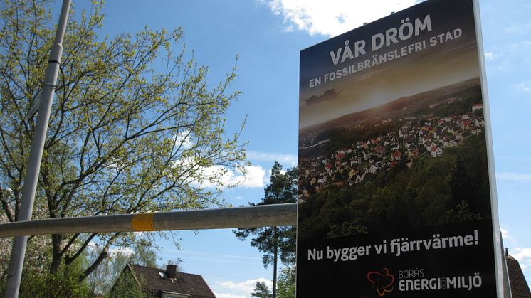 Oförändrat fjärrvärmepris i Borås under 2018