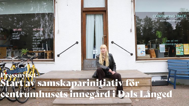 Start av samskaparinitiativ för centrumhusets innegård i Dals Långed