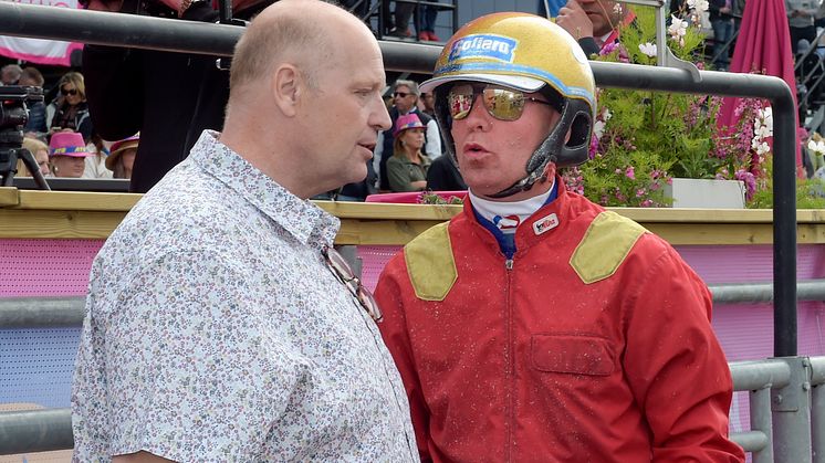 Björn Goop kommer att köra Tomas Malmqvists Howdy Partner i Åbergs. Foto: Lars Jakobsson