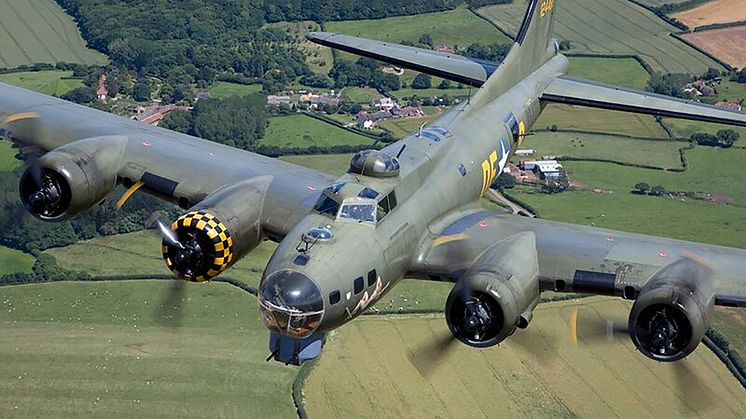 Det legendariske B-17 veteranbombefly ’Sally B’ 