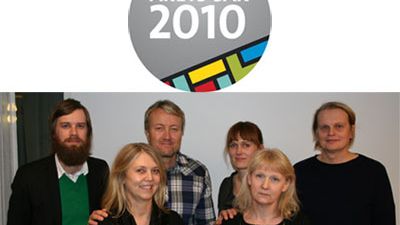 Moderådets VD och formgivaren Mattias Ståhlbom i juryn när DesignTorget utser Årets Sak 2010!