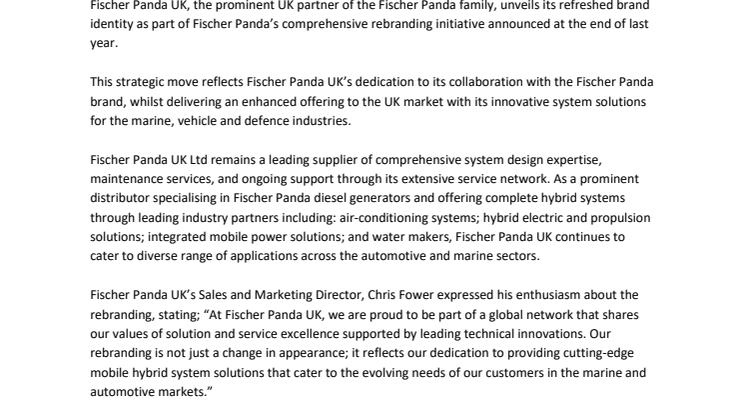 Fischer Panda UK Annouce Refreshed Brand.pdf