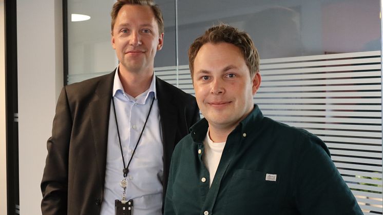F.v. Daniel Frøyland og Jonas Lisgård. Foto: Martin Mørk Bilnytt.no 