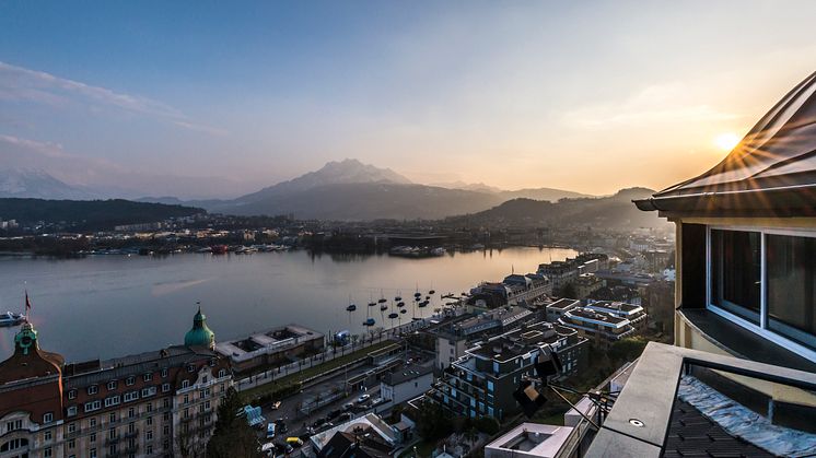 Aussicht vom Art Deco Hotel Montana, Luzern © Art Deco Hotel Montana