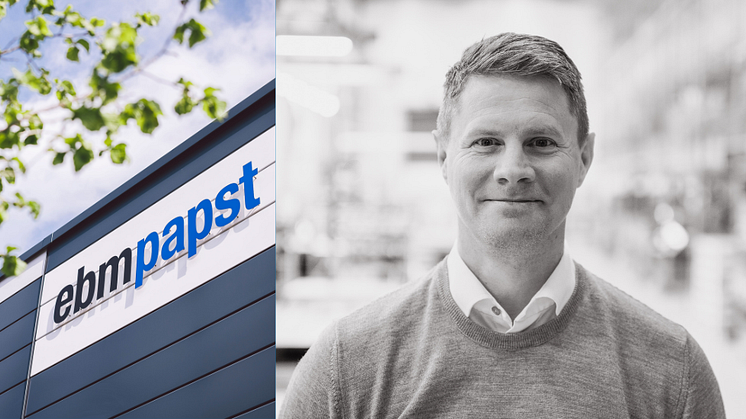ebm-papst välkomnar Peter Bodin som försäljningschef för avdelning Ventilation-Retrofit.