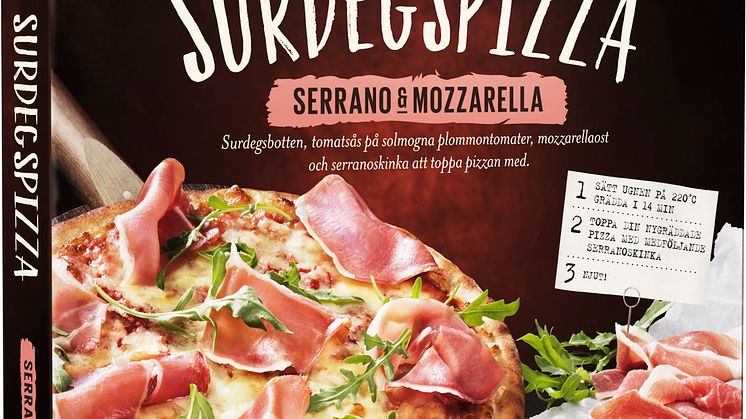 Serrano & Mozzarella med lufttorkad serranoskinka 