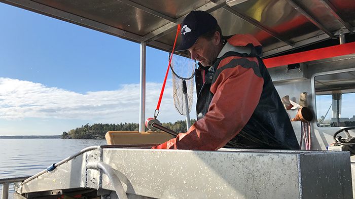 Per Vidlund på Ängsö Fisk AB