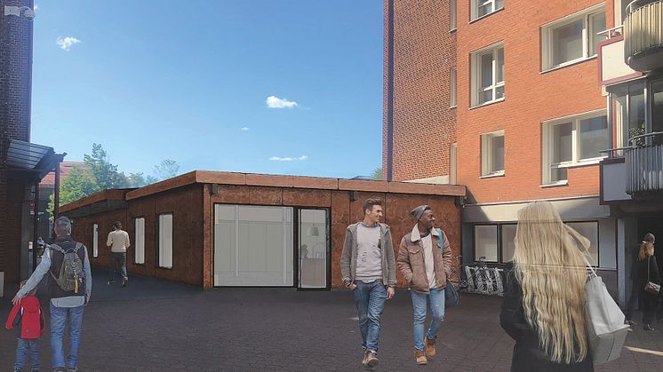 Gårdsskiss, Wienertorget Planteringen