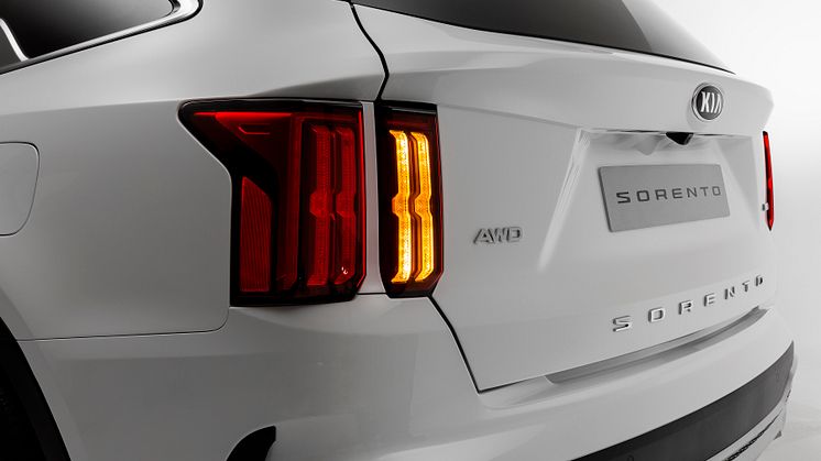 rear bumper with turn signal on
