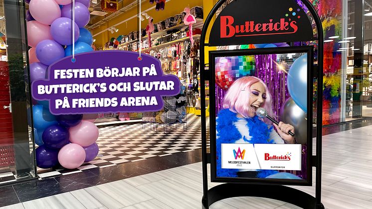 Butterick’s ansluter till musikfesten
