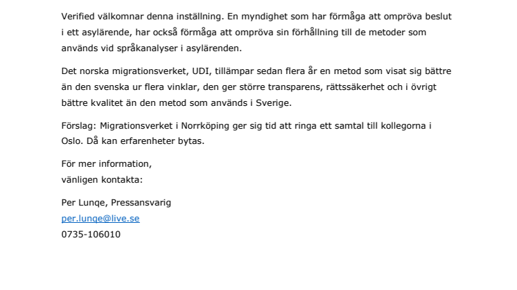 ​Migrationsverket tvingas ompröva