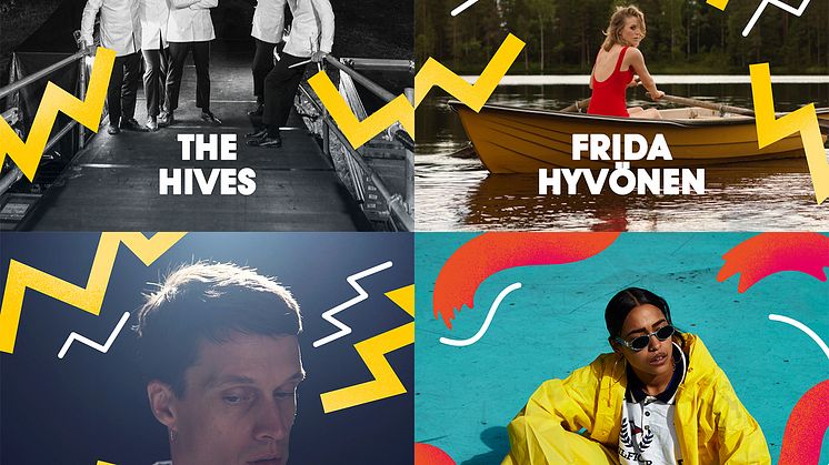 The Hives, Frida Hyvönen, Jonathan Johansson och Princess Nokia är fyra av de artister som är klara för Malmöfestivalen.