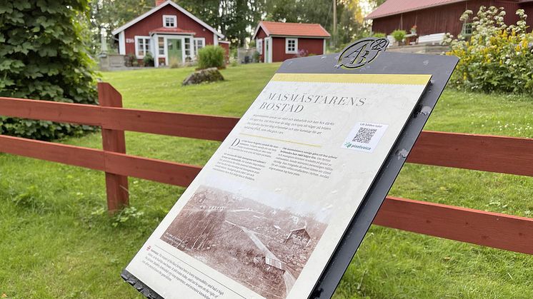 Premiär för talande digital guide i Axmar bruk.