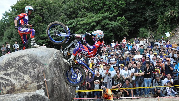 3位表彰台を獲得した#2 黒山健一（TYS250Fi)