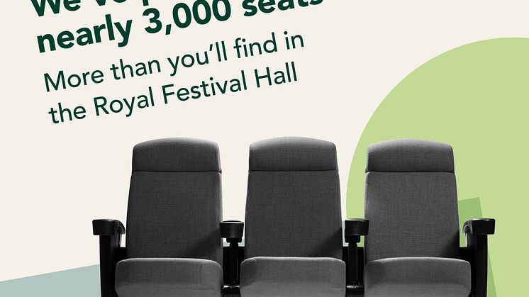 More seats than the Royal Festival Hall