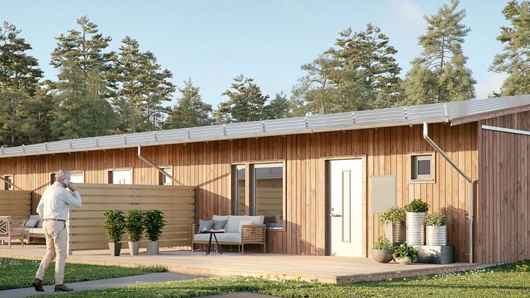 Kv Glaset - 3D-bild av framsidan