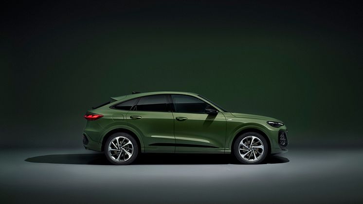 Audi Q5 Sportback (Distriktgrøn metallak)