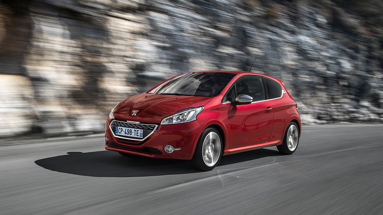 Sverigepremiär för Peugeot 208 GTi - komprimerad körglädje