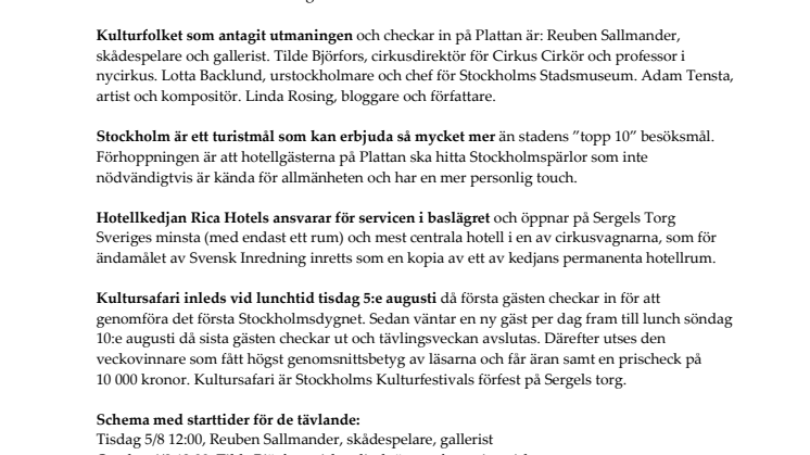 Idag öppnar Sveriges minsta hotell på Sergels Torg - Tensta, Sallmander och Rosing checkar in