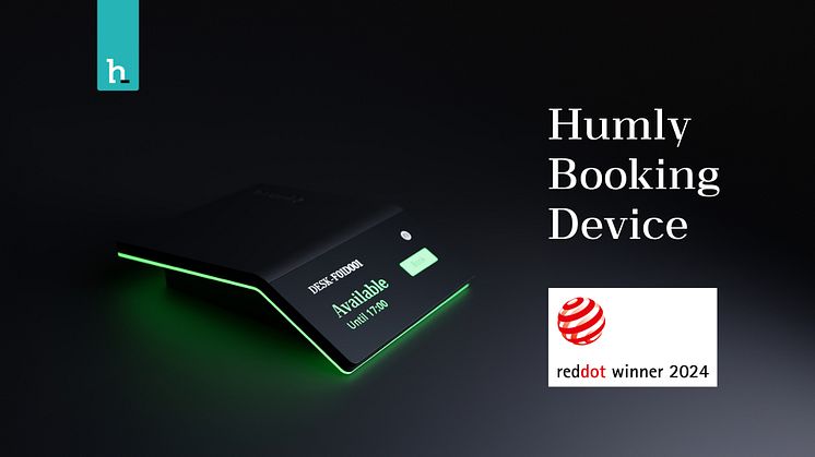 Red Dot is the latest organization to recognize these qualities that have made Humly Booking Device among today’s top choices for space booking platforms in the business community, with Humly among the winners in the Red Dot Award: Product Design cat