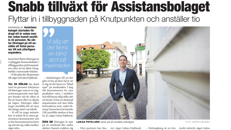 Snabb tillväxt för Assistansbolaget