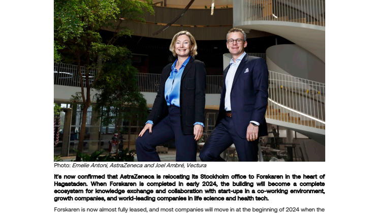 Pressrelease_Vectura Fastigheter welcomes AstraZeneca to Forskaren.pdf